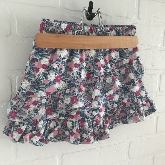 Lovely Floral Summer Skort Girl Size 6 - Picture 2 of 7
